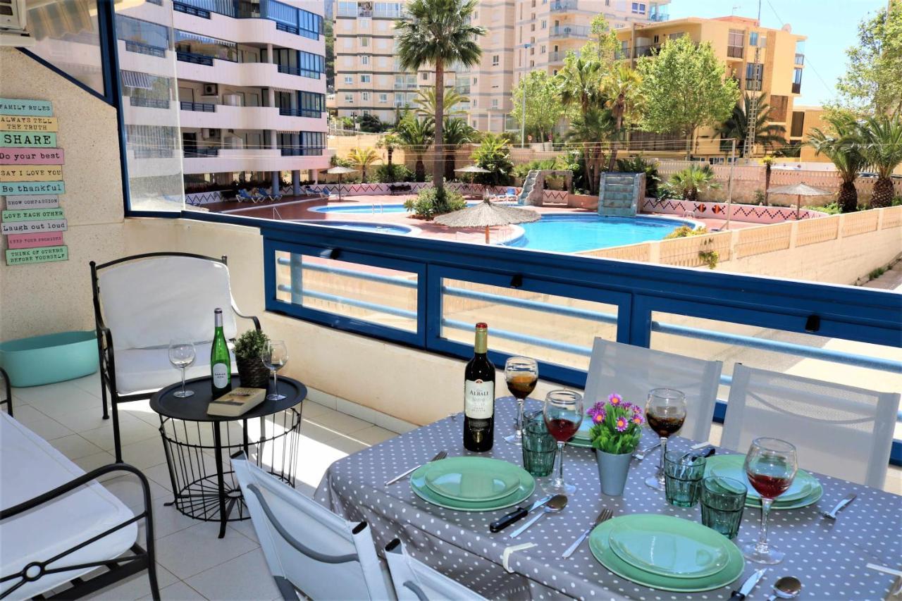 11B Tb 2º Linea De Playa 1 Dormitorio Y Wifi Calpe Bagian luar foto